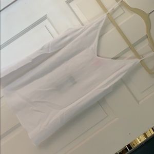 White medium Lilly Pulitzer tank. New with tags.